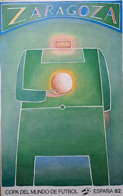 Jean-Michel Folon - Zaragoza, 1982 - Affiche lithographique 2