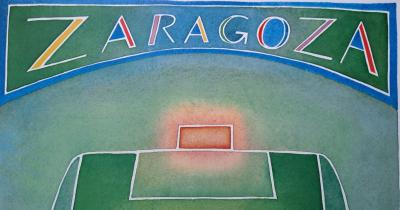 Jean-Michel Folon - Zaragoza, 1982 - Affiche lithographique 2