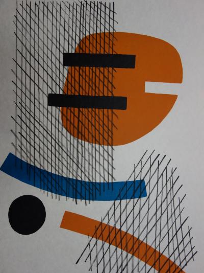Berto LARDERA : Fleur de Fer - Lithographie originale Signée 2