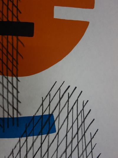 Berto LARDERA : Fleur de Fer - Lithographie originale Signée 2