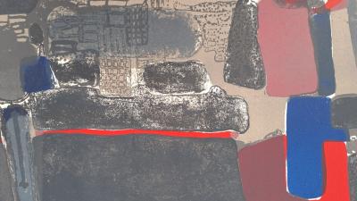 Paul Guiramand - Composition 1 - Lithographie originale 2