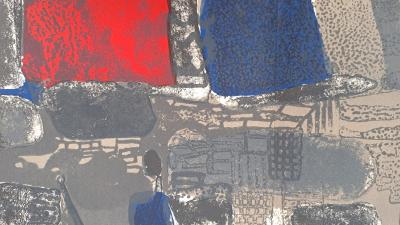 Paul Guiramand - Composition 1 - Lithographie originale 2
