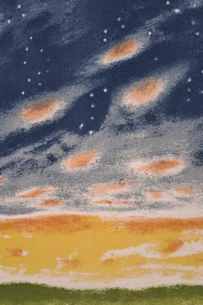 Jules Cavailles - Ciel étoilé - Lithographie originale 2