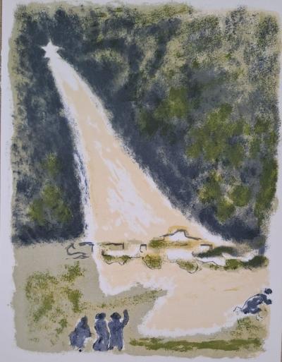 Jules Cavailles - L’étoile lumineuse - Lithographie originale 2
