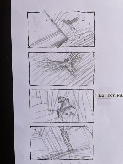 Enki BILAL - Immortel – Dessin original signé 2