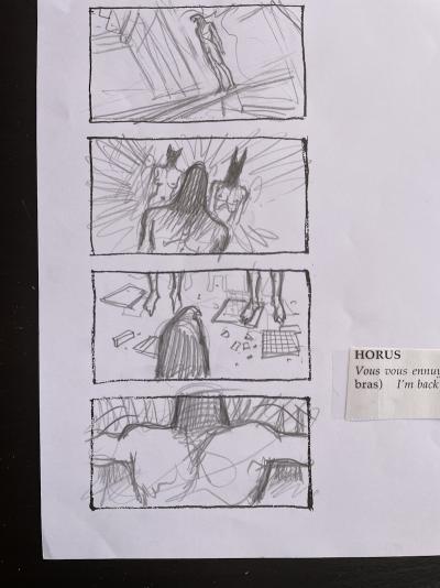 Enki BILAL - Immortel – Dessin original signé 2