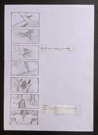 Enki BILAL - Immortel – Dessin original signé 2