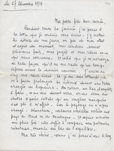 François MITTERRAND – Lettre autographe signée à son amante Catherine Langeais 2