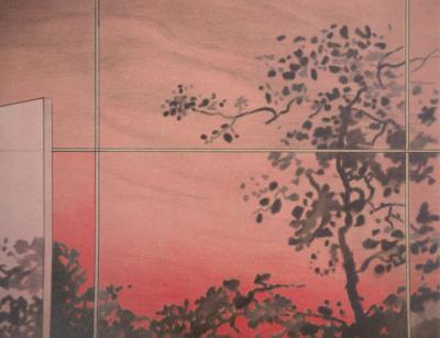Pierre GARCIA-FONS : Cerises sur fenêtre ouverte - Lithographie originale signée et dédicacée 2