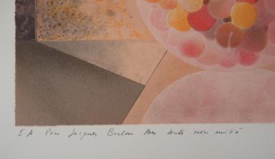 Pierre GARCIA-FONS : Cerises sur fenêtre ouverte - Lithographie originale signée et dédicacée 2