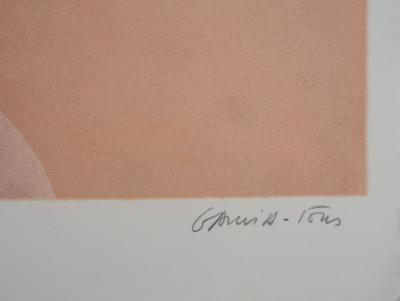 Pierre GARCIA-FONS : Cerises sur fenêtre ouverte - Lithographie originale signée et dédicacée 2