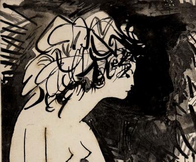 Pablo PICASSO - Femme assise, 1954 - Gravure originale signée planche 2