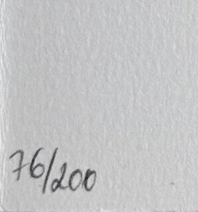 Bram Van Velde - Abstraction grise, 1977 - Lithographie originale signée numérotée crayon 2