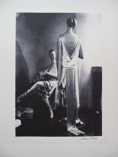 Man Ray -Dresses on wooden mannequins- Heliogravure 2