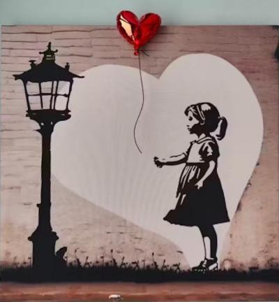 Sagrasse - Innocent Love - Acrylique sur bois 2