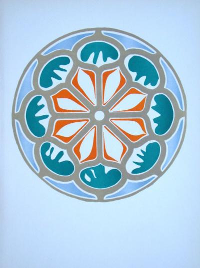 Henri MATISSE (nachher) - Rosace, 1958 - Farblithografie 2