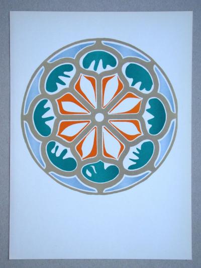 Henri MATISSE (nachher) - Rosace, 1958 - Farblithografie 2