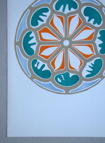 Henri MATISSE (nachher) - Rosace, 1958 - Farblithografie 2