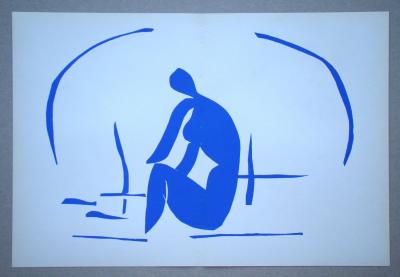 Henri MATISSE (d’après) - Baigneuse dans les roseaux, 1958 - Lithographie en couleurs 2