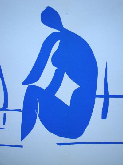 Henri MATISSE (d’après) - Baigneuse dans les roseaux, 1958 - Lithographie en couleurs 2