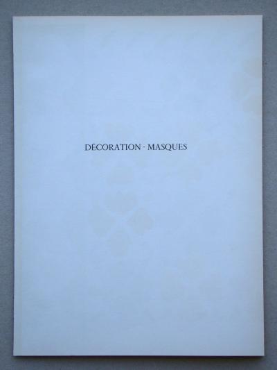 Henri MATISSE (d'après) - Décoration - Masques, 1958 - Lithographie signée et datée 2