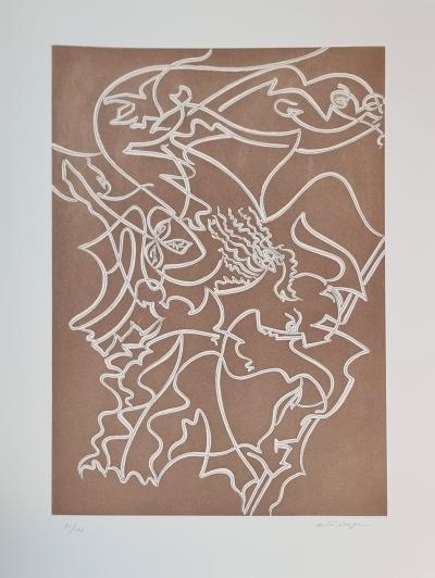 André Masson, Athéna (l’Odyssée), eau-forte, 1978 2