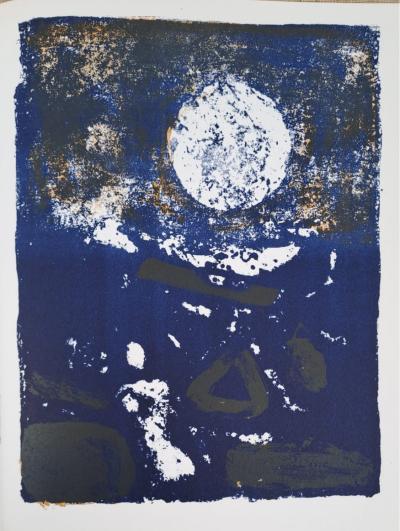 Paul Guiramand - Nuit bleue - Lithographie originale 2