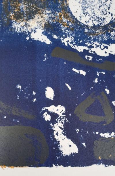 Paul Guiramand - Nuit bleue - Lithographie originale 2
