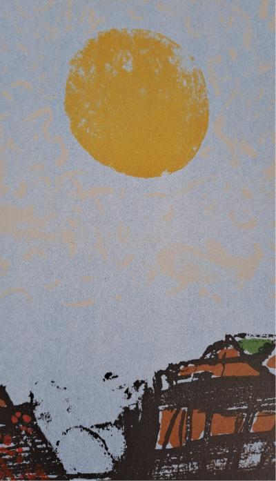 Paul Guiramand - Soleil jaune - Lithographie originale 2