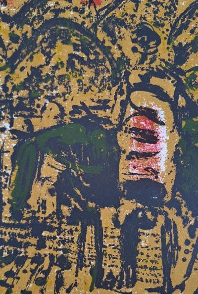 Paul Guiramand - Soleil vert - Lithographie originale 2