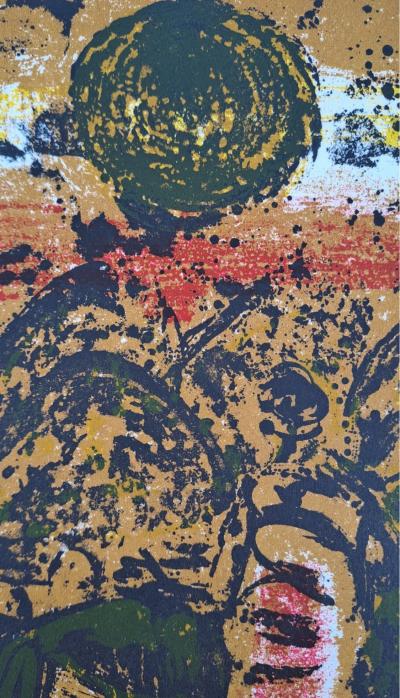 Paul Guiramand - Soleil vert - Lithographie originale 2