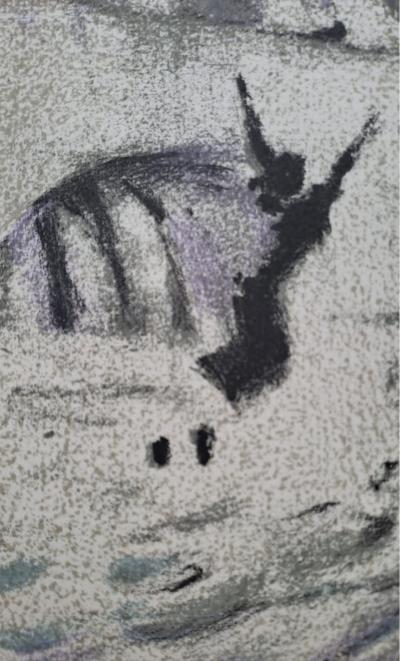 Alexandre Garbell - La mort - Lithographie originale 2