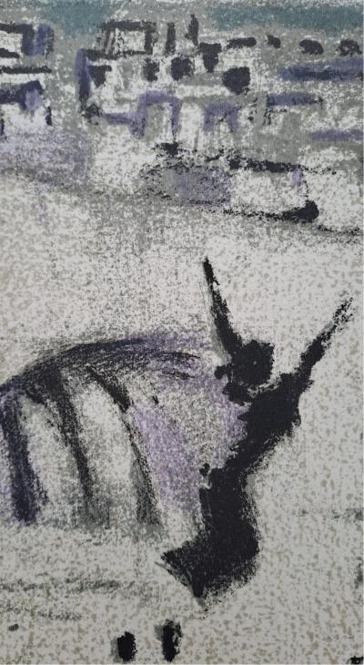Alexandre Garbell - La mort - Lithographie originale 2