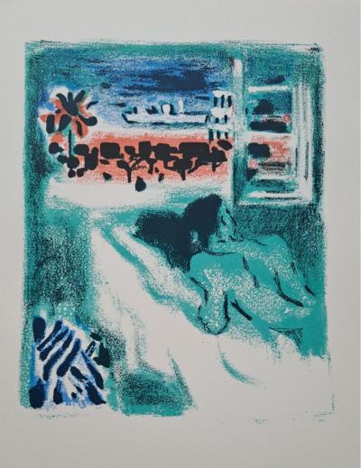 Alexandre Garbell - La sieste - Lithographie originale 2