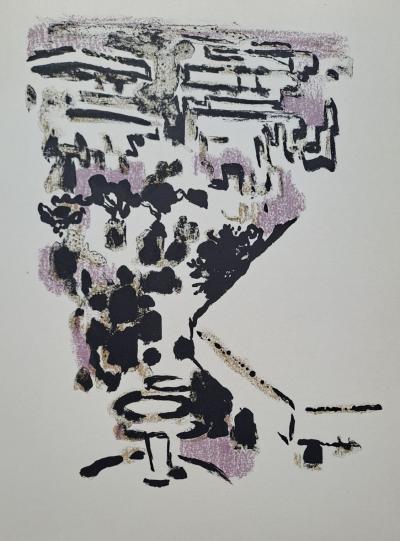 Alexandre Garbell - Le quartier de la marine - Lithographie originale 2