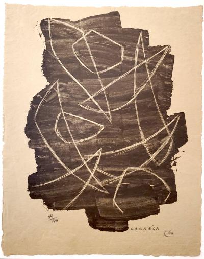 Nicolas Carréga, lithographie signée, 1960 2