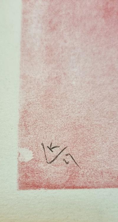 Vassily Kandinsky (d’après), Rose, pochoir 1952 2