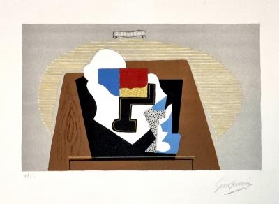 Gino Severini, Senza titolo, lithographie signée, 1960 2
