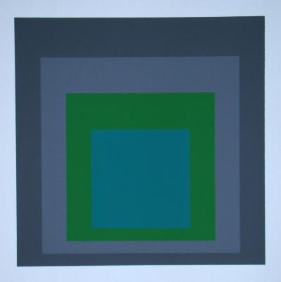 Josef ALBERS - Hommage au Carré - Espoir Renouvelé, 1971 - Sérigraphie originale 2