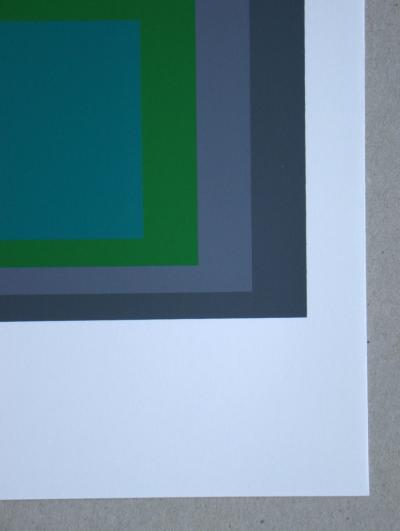 Josef ALBERS - Hommage au Carré - Espoir Renouvelé, 1971 - Sérigraphie originale 2