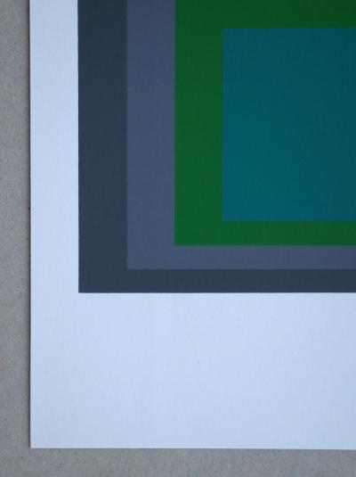 Josef ALBERS - Hommage au Carré - Espoir Renouvelé, 1971 - Sérigraphie originale 2