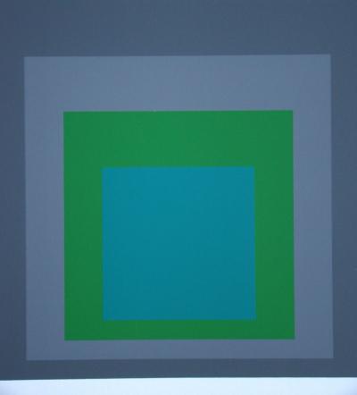 Josef ALBERS - Hommage au Carré - Espoir Renouvelé, 1971 - Sérigraphie originale 2