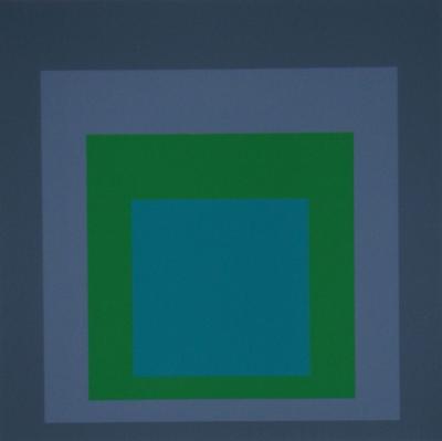 Josef ALBERS - Hommage au Carré - Espoir Renouvelé, 1971 - Sérigraphie originale