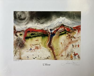Salvador Dalí - Portafolio "Las Cuatro Estaciones" 2