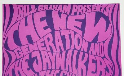 Wes Wilson, New Generation, lithographie, 1966 2