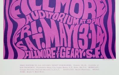 Wes Wilson, New Generation, lithographie, 1966 2