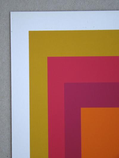 Josef ALBERS - Hommage à la Place - La Tehuana, 1971 - Sérigraphie originale 2
