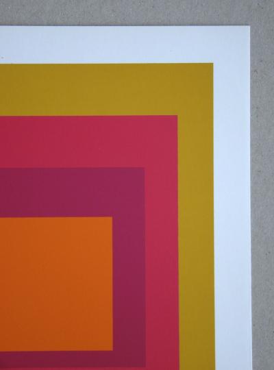 Josef ALBERS - Hommage à la Place - La Tehuana, 1971 - Sérigraphie originale 2