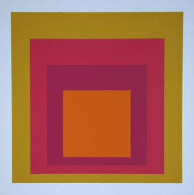 Josef ALBERS - Hommage à la Place - La Tehuana, 1971 - Sérigraphie originale 2