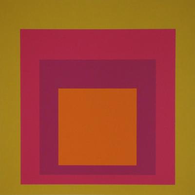 Josef ALBERS - Hommage à la Place - La Tehuana, 1971 - Sérigraphie originale 2
